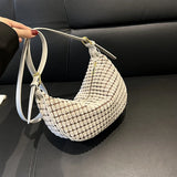 Hobos Women's Leather Crossbody Bag Handbags Ladies Casual Tote Messenger Bag