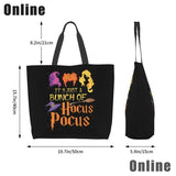 Hocus Pocus Halloween Tote Bag Lady Shoulder Bag