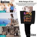 Hocus Pocus Halloween Tote Bag Lady Shoulder Bag