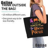 Hocus Pocus Halloween Tote Bag Lady Shoulder Bag