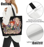 Hocus Pocus Tote Bag Halloween Handbags Heavy Duty Shopping Grocery