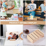 Wood Table Number Holders Stand Party Clip Wedding Decoration