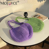 Hollow Beach Handbags Female Soft Style Portable Storage Bag