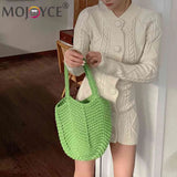 Hollow Beach Handbags Female Soft Style Portable Storage Bag