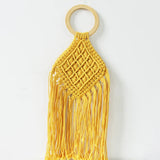 Hollow Cotton Rope Women's Bag Woven Straw Beach Female Top Handle Bags
