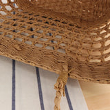 Hand-woven Straw Basket Beach Bag for Women
