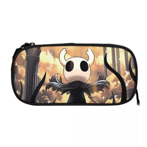 Hollow Knight Pen Box Student School Anime Zipper Pen Bag