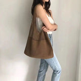 Hollow Knitted Hand-held Shoulder Bag Women's Vest Bag