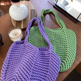 Hollow Women Tote Bags Soft Style Handbags