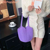Hollow Women Tote Bags Soft Style Handbags