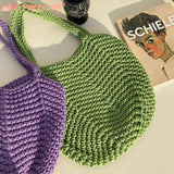 Hollow Women Tote Bags Soft Style Handbags