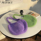 Soft Hollow Woven Handbag for Women