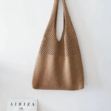 Wool Shoulder Bag Large Capacity Totes Handbag Lady Handle Bag