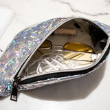 Holographic Waist Bag Silver