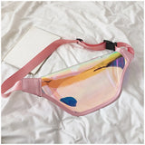 Holographic Fanny Pack For Women Waist Bag Men Hologram Hip Bum Bag