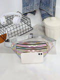 Holographic Fanny Pack Waist Bag Laser Beach Travel Banana Hip Bum Women Purse