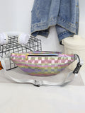 Holographic Fanny Pack Waist Bag Laser Beach Travel Banana Hip Bum Women Purse