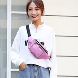 Holographic Fanny Pack Laser Waist Bag Chest Pocket