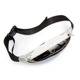 Silver Holographic PVC Laser Women Waist Pack Shining Fanny Pack Mobile Purse