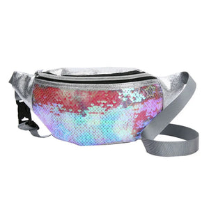 Sequin Waist Bag Fanny Pack Holographic Shoulder Bag