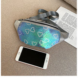 Sequin Waist Bag Fanny Pack Holographic Shoulder Bag