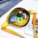 Holographic Transparent Fanny Pack Laser Waist Bag Women Casual Purse