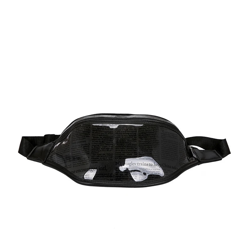 Holographic Transparent Fanny Pack Laser Waist Bag Women Casual Purse