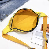 Holographic Transparent Fanny Pack Laser Waist Bag Women Casual Purse