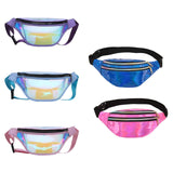 Holographic Waist Bag Zipper Chest Bag Sport Travel