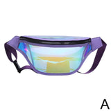 Holographic Waist Bag Zipper Chest Bag for Women
