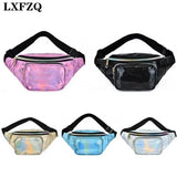 Holographic Waist Bag For Women Laser Fanny Pack Female Belt Hip Bag