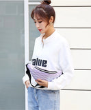 Holographic Waist Bag Gradient Women`s Belt Bag Fanny Pack