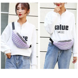 Holographic Waist Bag Gradient Women`s Belt Bag Fanny Pack