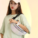 Holographic Glitter Waist Bag Unisex Phone Pouch