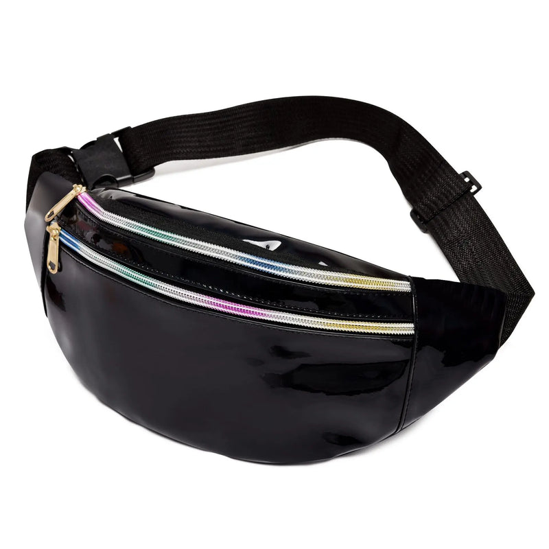 Holographic Glitter Waist Bag Unisex Phone Pouch