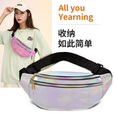 Holographic Glitter Waist Bag Unisex Phone Pouch