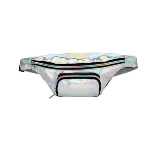 Transparent Jelly Laser Waist Bag Waterproof Crossbody