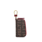 Double Zipper Mini Small Key Wallet Men Women Key Holder