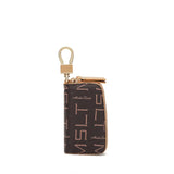 Double Zipper Mini Small Key Wallet Men Women Key Holder