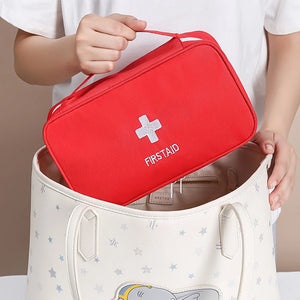 Home First Aid Medical Kit Storage Emergency Pill Case Pack Organizer Bag