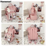 Girls Backpack Women Large Capacity Ins School Bags for Teens Female