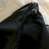 HK Style Casual Shoulder Bag Retro Travel Dark Messenger Bag