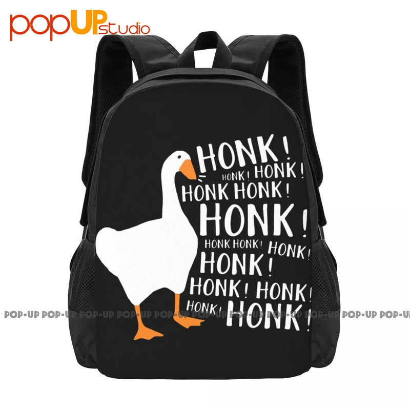 Honk Honk Goose Game Meme Backpack Art Print Gymnast Bag