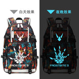 Honkai Impact 3 Anti Thief Travel Backpack USB Charging Laptop Backpack