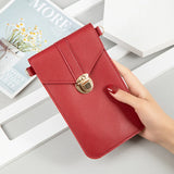 Transparent Touch Screen Mobile Phone Bag for Women