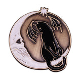 Cute Bat Cartoon Enamel Brooch for Halloween