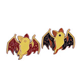 Cute Bat Cartoon Enamel Brooch for Halloween