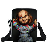 Nightmare Messenger Bag Clown Pattern Book Bag Shoulder Bags for Women