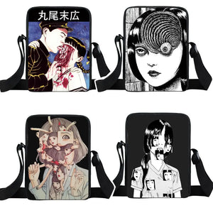 Horror Manga Crossbody Bag Junji Itou/Shintaro Kago Women Handbag Shoulder Bag
