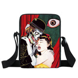 Horror Manga Crossbody Bag Junji Itou/Shintaro Kago Women Handbag Shoulder Bag